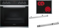 EQ211KC00B Herdset bestehend aus HE213ABS0+EA64RGNA1E+HZ538000 edelstahl + edelstahl
