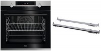 BPF535BMB2 Einbaubackofen BPE53506BM + TR2LFV edelstahl/cleansteel, 72 l, Pizza-Stufe, schnelles Vorheizen, Heißluftgrill