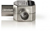 CSBW40950WT Koax-Adapter 2x IEC (Koax)-Stecker>IEC (Koax)-Buchse