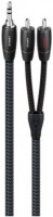 Sydney 3,5mm>RCA (1,5m) Audiokabel dunkel grau/schwarz