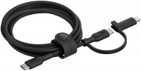 BoostCharge Pro USB-C>C/Lightning (1,5m) schwarz