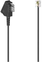Anschlusskabel (6m) TAE-N-Stecker>Modular-Stecker 6p4c schwarz