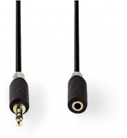 CABW22050AT100 Klinkenkabel (10m) anthrazit 3,5-mm-Stecker>3,5-mm-Buchse
