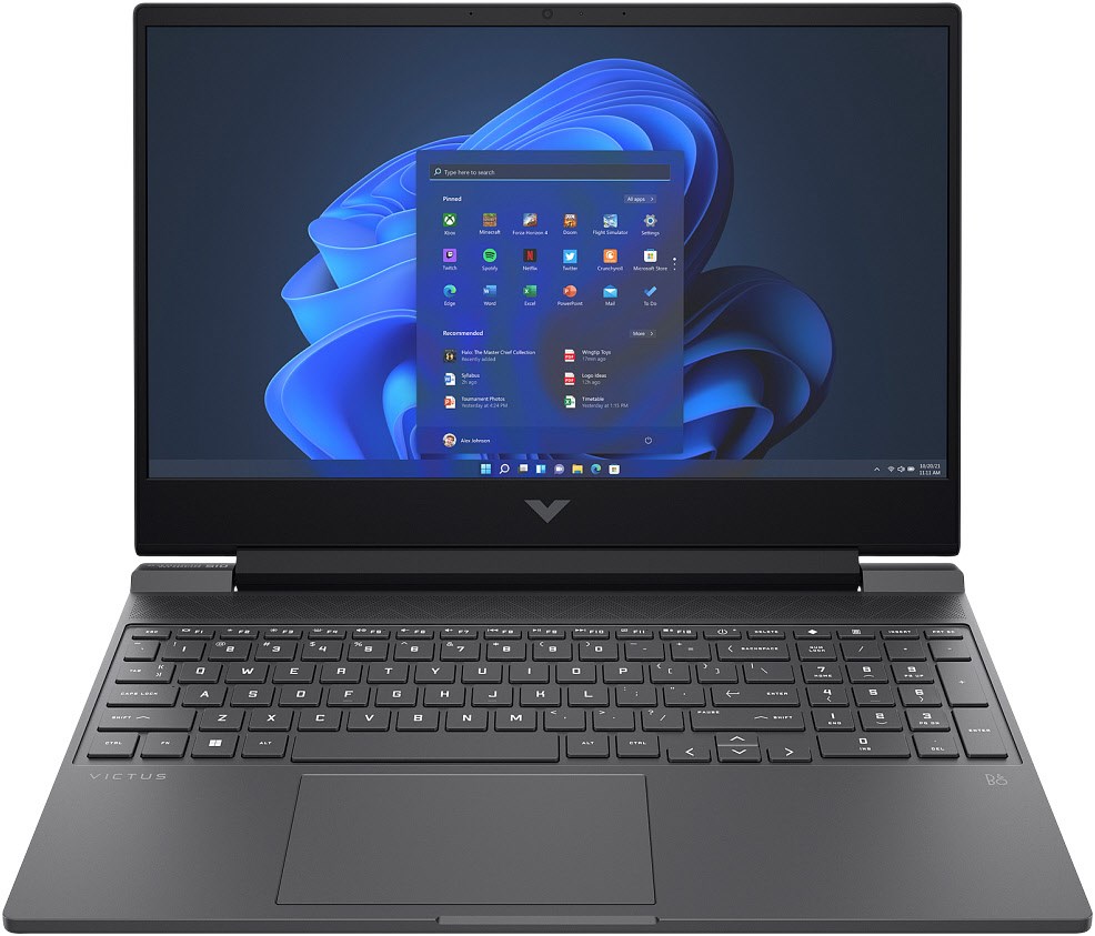 VICTUS 15-fa2701ng (B7VJ8EA) 39,6 cm (15,6") Gaming Notebook mica silver, 16 GB RAM, 512 GB SSD, Intel Core i5, Windows 11, Full HD (1920x1080)