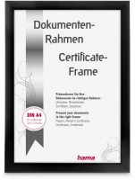 Kunststoffrahmen Chiaro 21x29,7cm schwarz