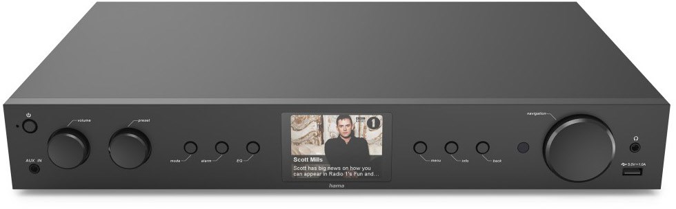 Image of DIT2105 Digitalradio-Empfangsteil mit Bluetooth schwarz