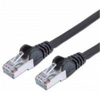 Patchkabel mit Cat7-Rohkabel S/FTP Patchkabel schwarz