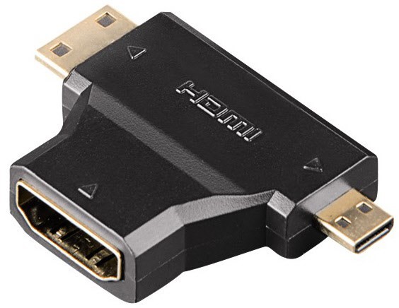 HDMI-Adapter, vergoldet