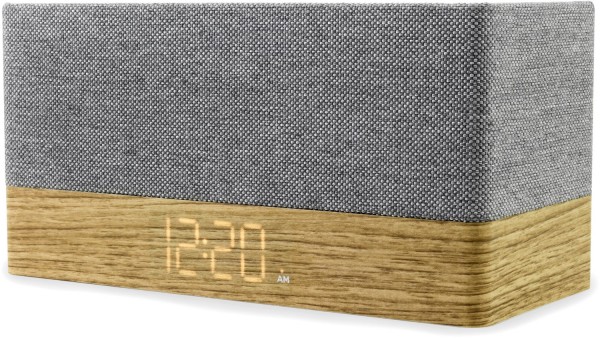 UR630WE Uhrenradio grau/holz