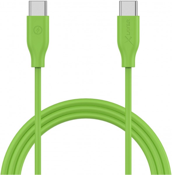 Colour Line USB Type-C Kabel (1m) grün