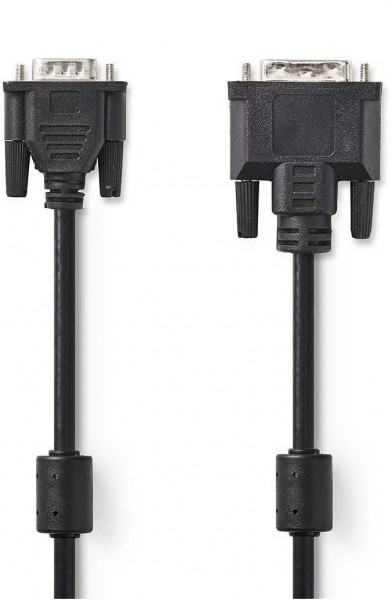 CCGP32100BK20 DVI-Kabel (2m) DVI-A 12 + 5-pol. St.>VGA-St. schwarz