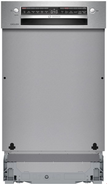 SPI4EMS02D Einbau-Geschirrspüler teilintegriert 45 cm edelstahl