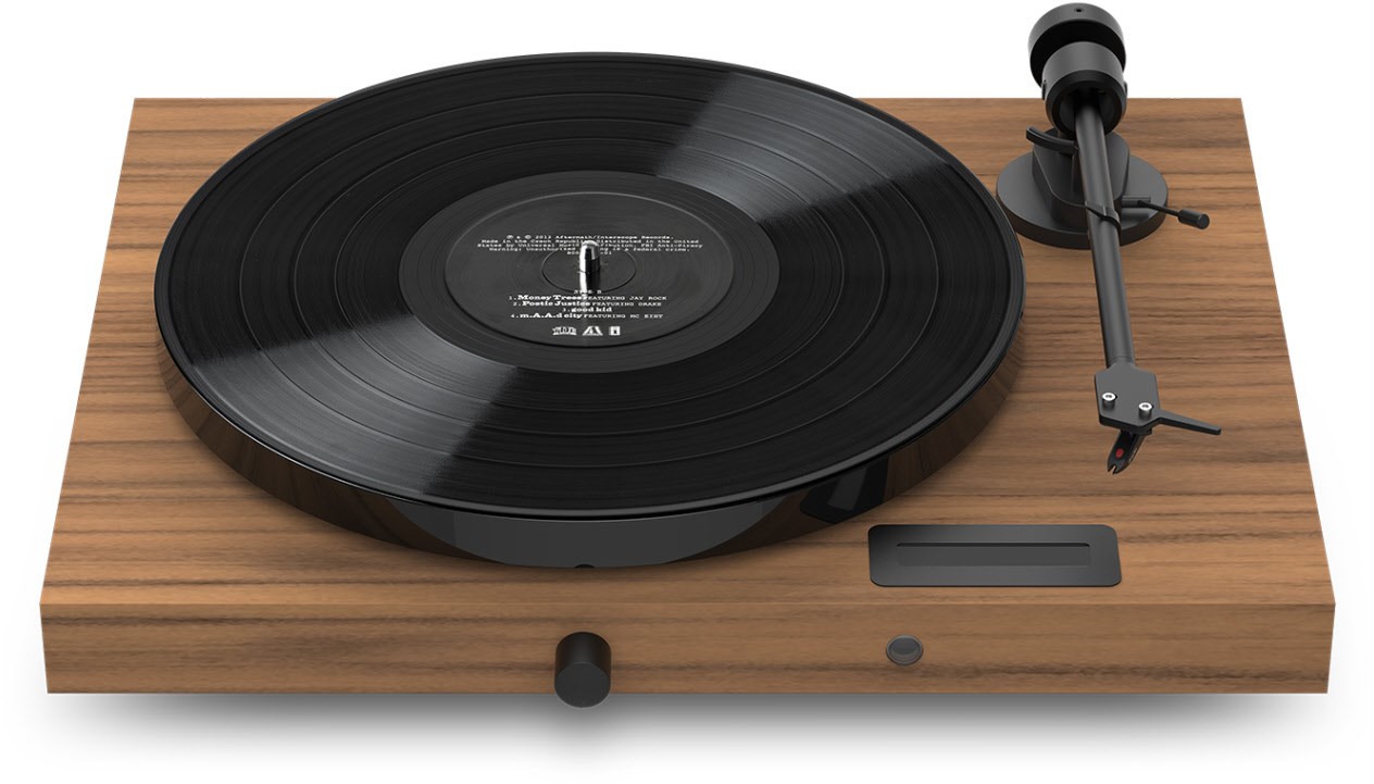 Image of Juke Box E1 Plattenspieler mit Bluetooth walnuss seidenmatt