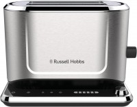 Attentiv Toaster Kompakt-Toaster edelstahl/schwarz