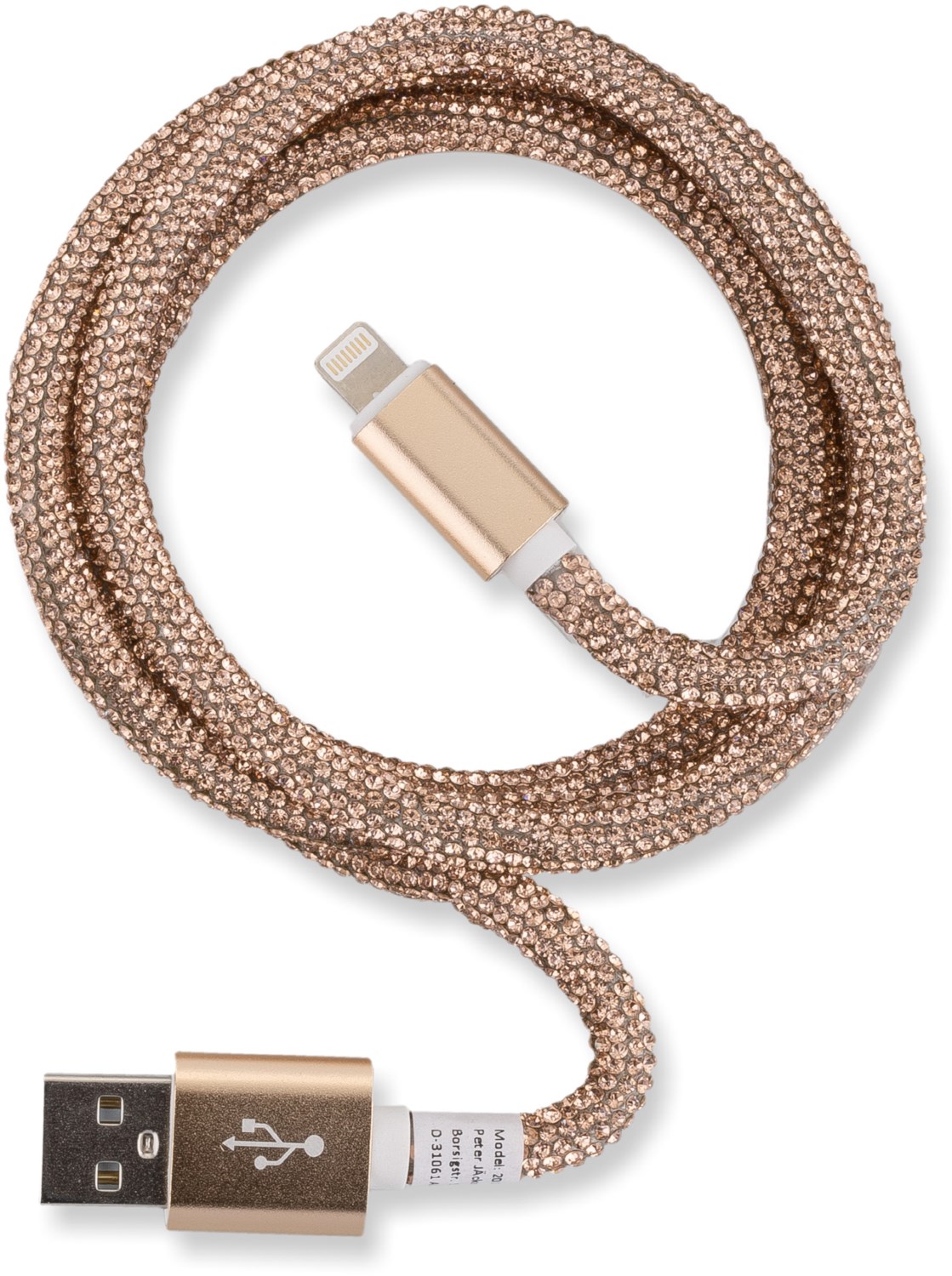 USB > Lightning Glamour Kabel (1m) gold