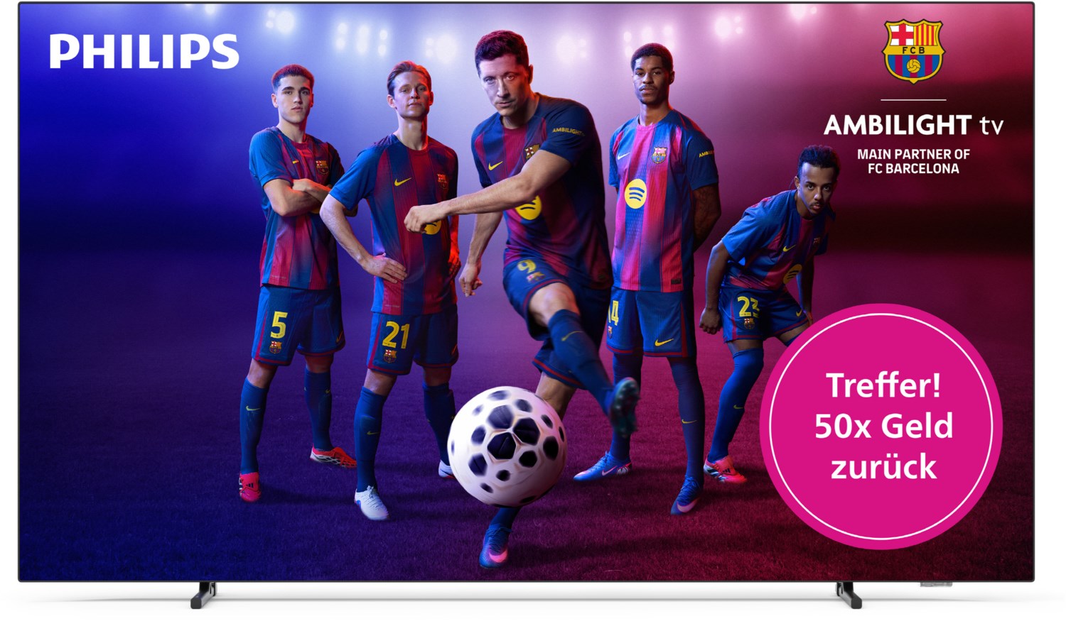 Philips OLED760 4K OLED Ambilight TV mit 65 Zoll (165 cm, 65OLED760/12, Dolby Vision, HDR10+, Dolby Atmos, 120Hz, Google TV)