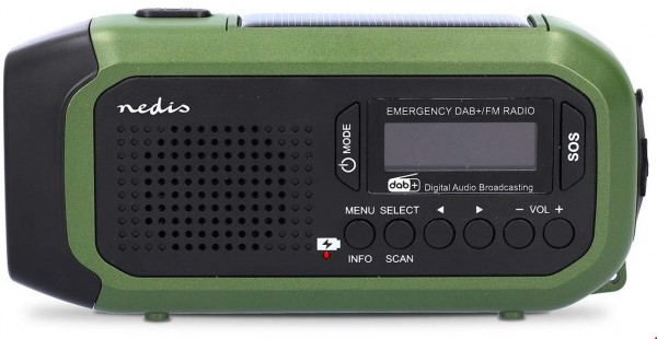 RDDBCR2000GN Notfallradio grün/schwarz