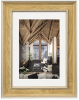 Kunststoffrahmen Rustic 13x18cm Eiche