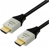 PHD 1/3 Premium HS-HDMI-Kabel (3m) silber/schwarz