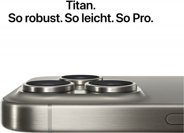 Apple iPhone 15 Pro (128GB) titan weiß | EURONICS