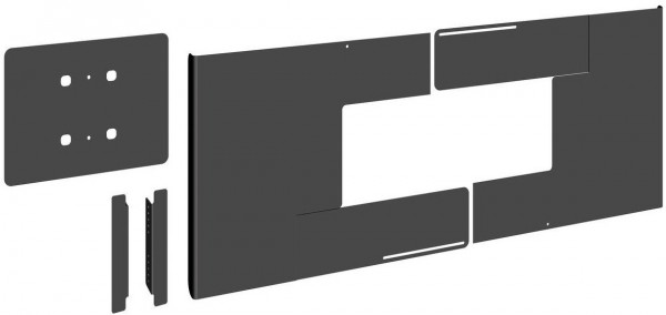 PFA 9161 Rückwandabdeckung für 75-80" Displays (Querformat) schwarz