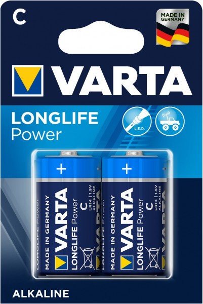 Longlife Power C 2er Blister Batterie
