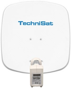 DigiDish 45 Universal-Twin-LNB Satellitenantenne polarweiß