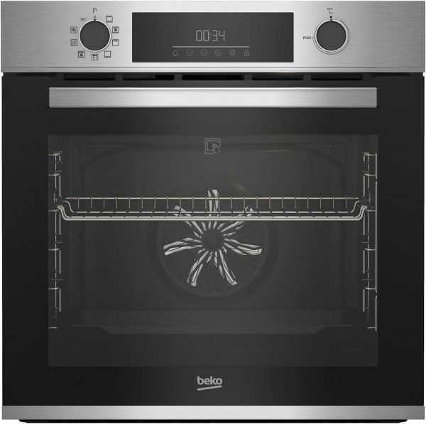 b300 BBIE12300XFP Einbaubackofen edelstahl, 72 l, pyrolytische Selbstreinigung, 59,4 cm breit, A