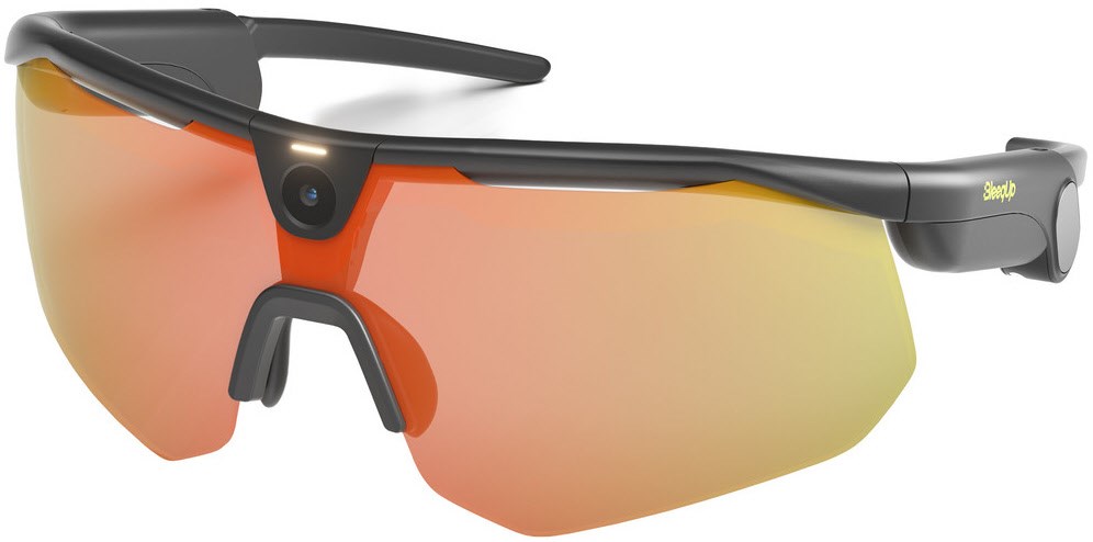 Ranger AI-Sport-Kamerabrille schwarz/rot