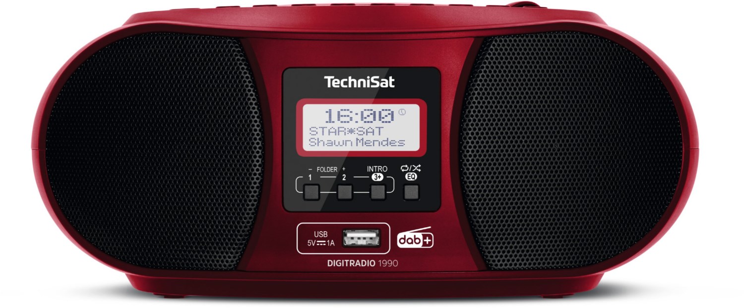 Image of DigitRadio 1990 CD/Radio-System rot