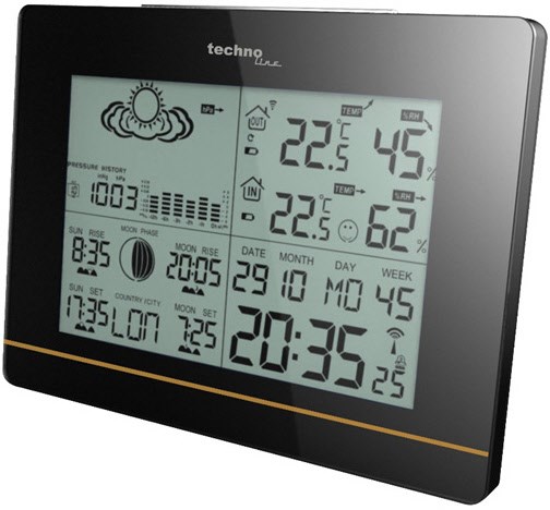 WS 6750 Wetterstation schwarz