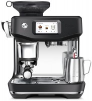 the Barista Touch Impress Siebträgermaschine black truffle, Milchbehälter, Trinkschokolade/Cappuccino, 2 l, schwarz