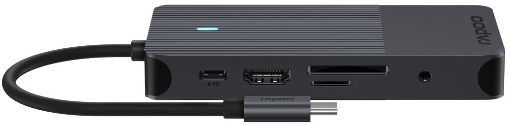 USB-C 10-in-1 Multiport Adapter grau