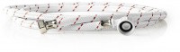 WAIH3412SH1N25 Nylon-Zulaufschlauch 1/2" gerade, 3/4" gewinkelt (2,5m) weiß/rot