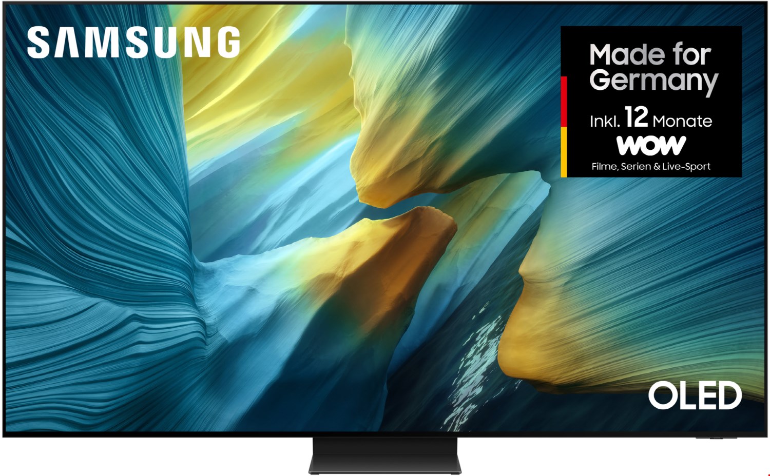 SAMSUNG OLED S95F 83 Zoll (210 cm) 4K Fernseher, Antireflexion, NQ4 AI Gen3 Prozessor, OLED HDR Pro, Gaming Hub, Motion Xcelerator 165Hz, 4K Upscaling, Dolby Atmos, Samsung Vision AI Smart TV