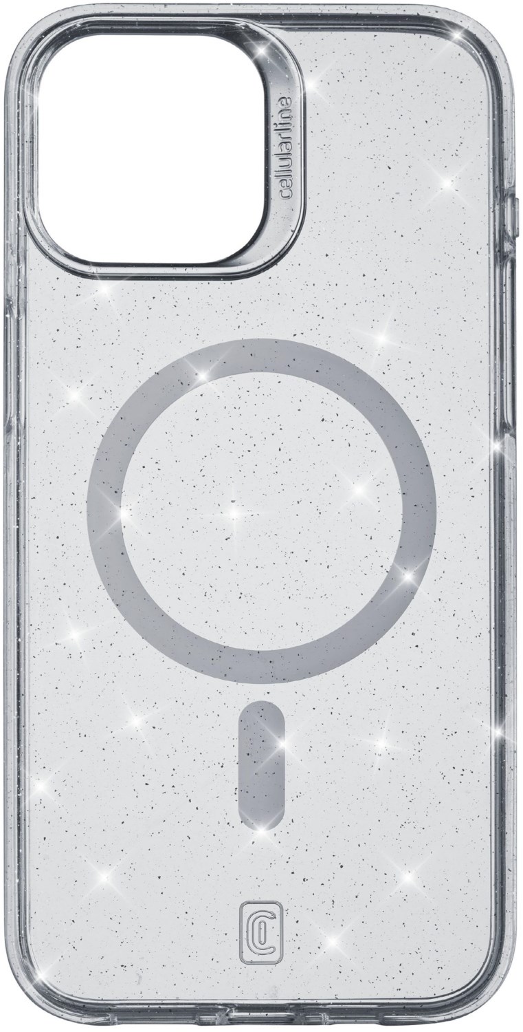 Sparkle Mag Cover für iPhone 15 transparent