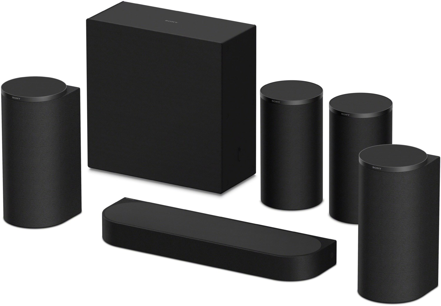 Image of BRAVIA Theatre Bar Trio HT-A8 Kit 5.1.4 A/V-Lautsprechersystem mit Aktiv-Subwoofer schwarz