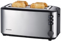 AT 2509 Langschlitz-Toaster edelstahl/schwarz
