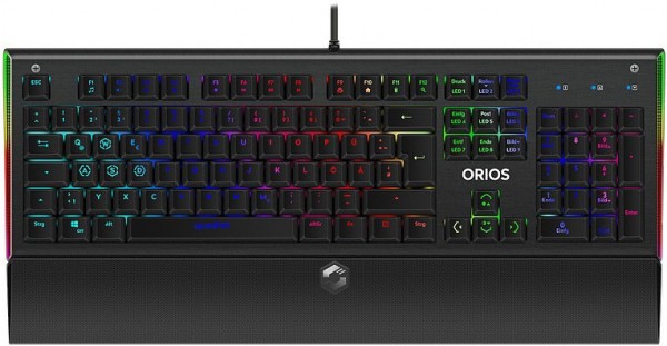 Orios RGB Gaming Keyboard schwarz