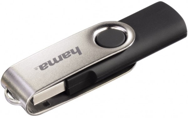 FlashPen Rotate USB 2.0 (8GB) Speicherstick schwarz/silber