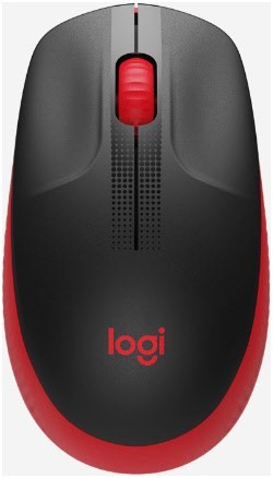 M190 Kabellose Maus rot