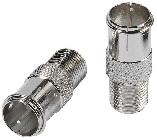 F-Quickadapter (2 Stk.) F-Buchse > F-Quickstecker