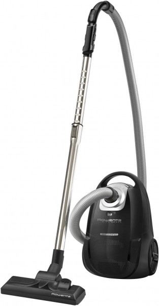 RO2645 City Space Bodenstaubsauger schwarz, mit Beutel, 2,5 l Staubvolumen, 7,65 m Reichweite