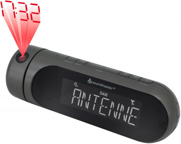 UR6700AN Uhrenradio schwarz