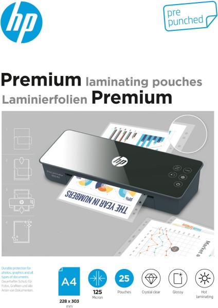 Premium Laminierfolien A4 125 Mic