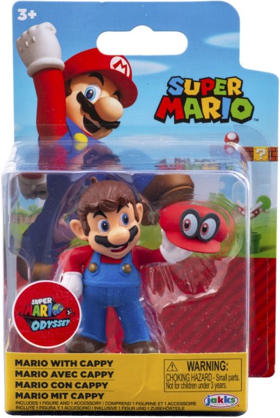 JakksPacific Cappy Mario Figur (6,5cm)