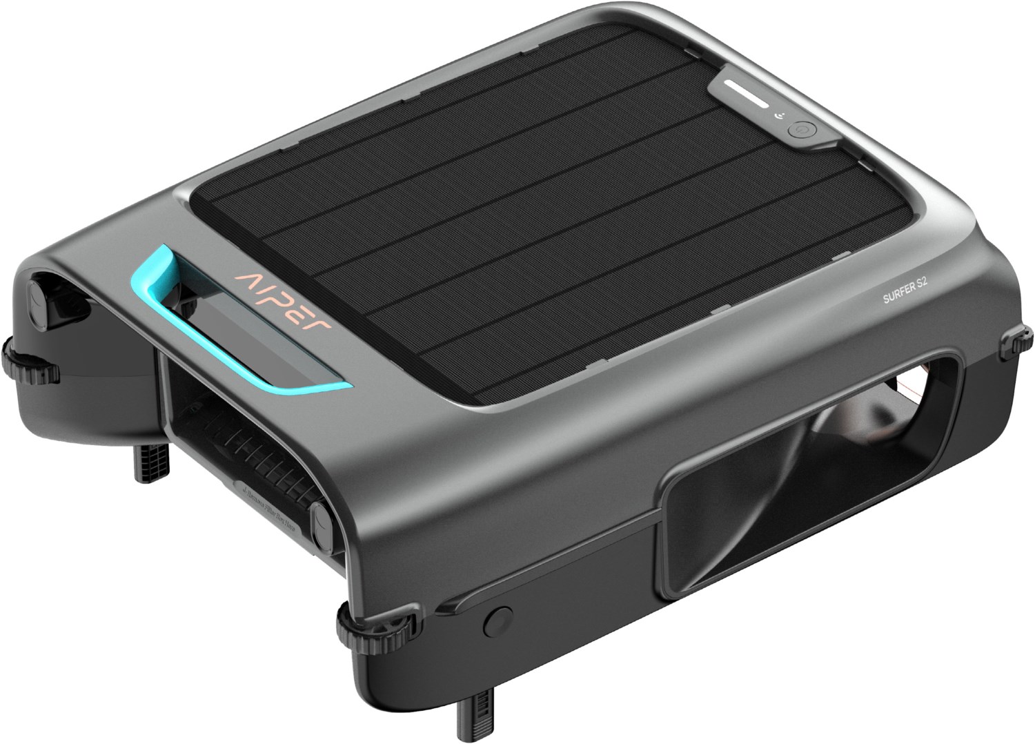 Aiper Surfer S2 - Solarbetriebener Poolroboter für die Wasseroberfläche - Schwarz