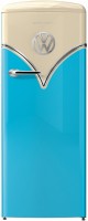 OBRB153BL Oldtimer Standkühlschrank mit Gefrierfach ocean blau