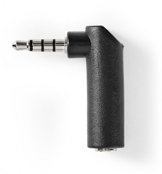 CAGB22980BK Stereo-Audioadapter 3,5-mm-Stecker>3,5-mm-Buchse schwarz