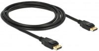 DisplayPort Kabel St. > St. 4K (2m) eingerastet schwarz